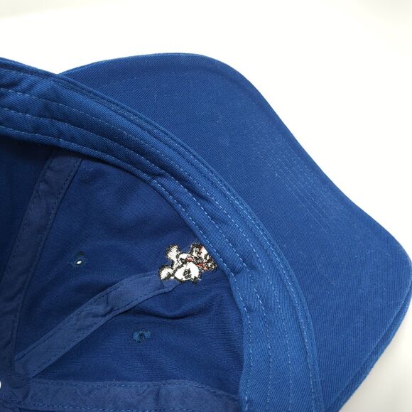 Mickey Mouse Slideback Hat Blue One Size Adjustable Embroidered 6 Panel Disney - Picture 7 of 9